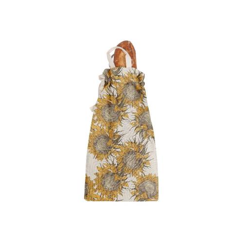 Saculet textil pentru paine Really Nice Things Bag Sunflower - inaltime 42 cm