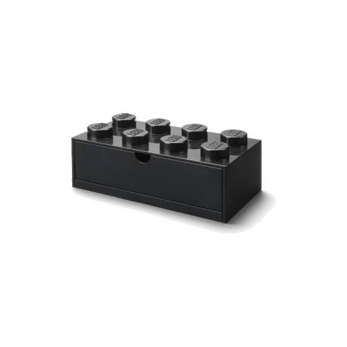 Cutie de birou cu sertar LEGO(r) Brick - 31 - 6 x 11 - 3 cm - negru