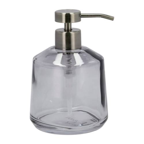 Dozator de sapun lichid gri din sticla 450 ml Vintage - Sodahl