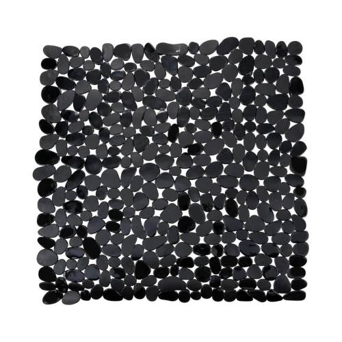 Covor baie anti-alunecare Wenko Paradise - 54 x 54 cm - negru