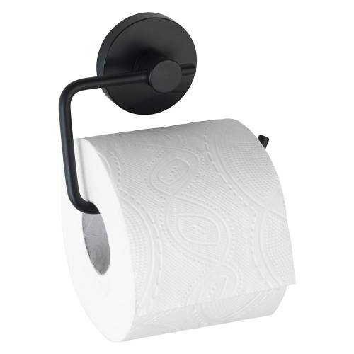 Suport pentru hartia de toaleta Wenko Vacuum-Loc(r) Milazzo - negru