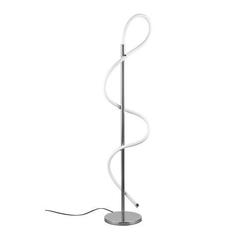 Lampadar argintiu lucios LED (inaltime 135 cm) Argos - Trio
