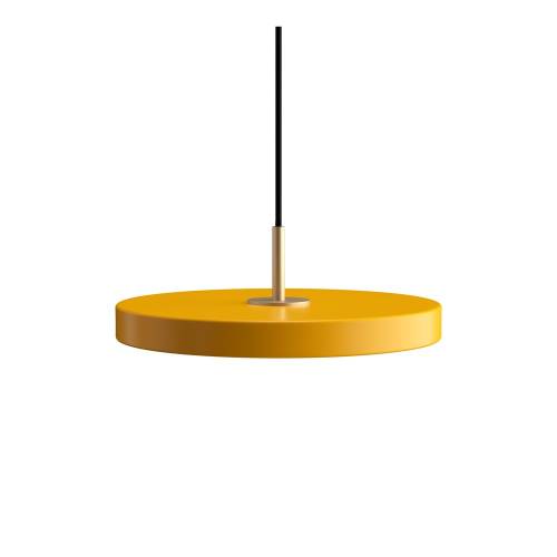 Lustra galbena LED cu abajur din metal o 31 cm Asteria Mini - UMAGE