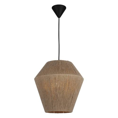 Lustra Homemania Decor Fero - inaltime 30 cm - negru-bej