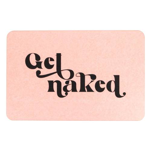 Covoras de baie roz deschis 39x60 cm Get Naked - Artsy Doormats