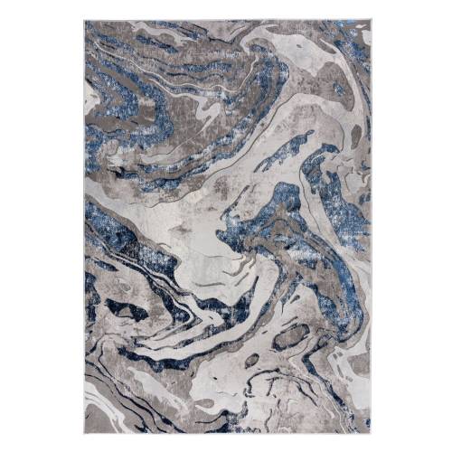 Covor Flair Rugs Marbled - 120 x 170 cm - albastru-gri