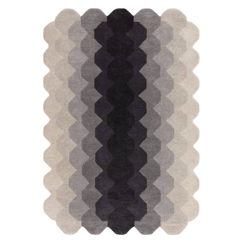 Covor gri din lana 160x230 cm Hive - Asiatic Carpets