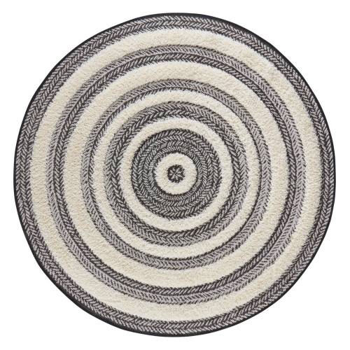 Covor Mint Rugs Handira Circle -  160 cm - gri - alb