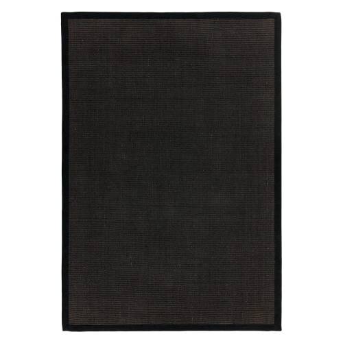 Covor negru 230x160 cm Sisal - Asiatic Carpets