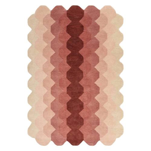 Covor roz din lana 160x230 cm Hive - Asiatic Carpets