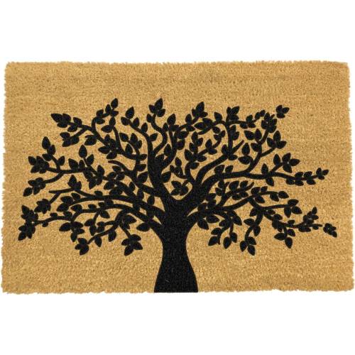 Covoras intrare din fibre de cocos Artsy Doormats Tree of Life - 40 x 60 cm