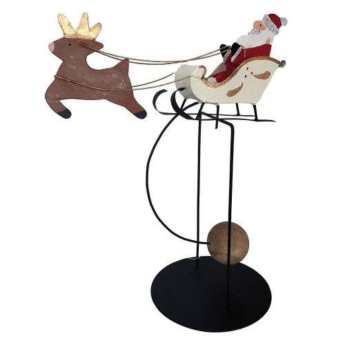 Decoratiune de Craciun Santa in Sleigh Pendulum - G-Bork
