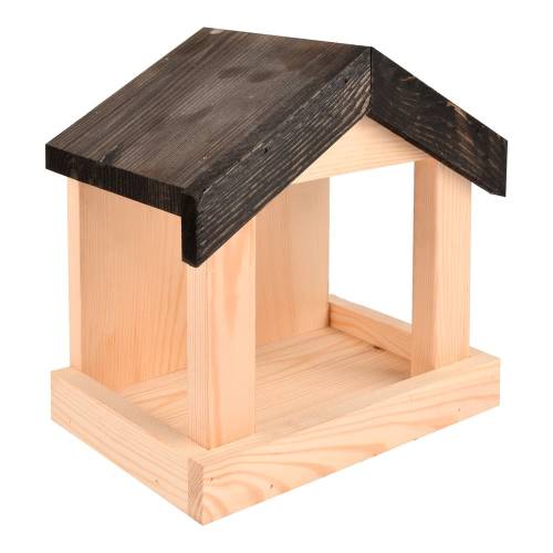 Hranitor din lemn pentru pasari Esschert Design Shelter