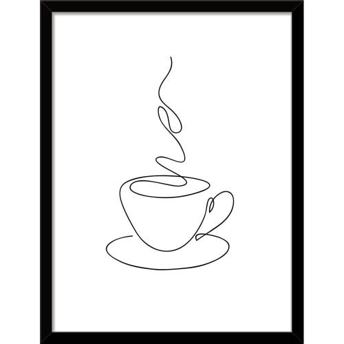 Poster cu rama 30x40 cm Linear Coffee - Styler