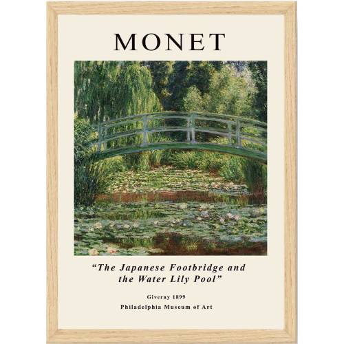Poster cu rama 35x45 cm Claude Monet - Wallity