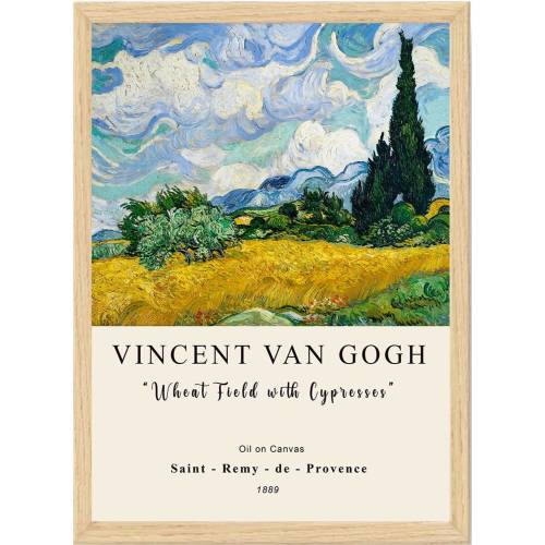 Poster cu rama 35x45 cm Vincent Van Gogh - Wallity