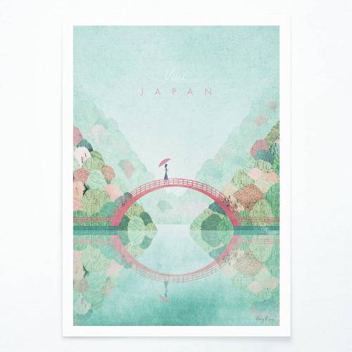Poster Travelposter Japan II - 50 x 70 cm