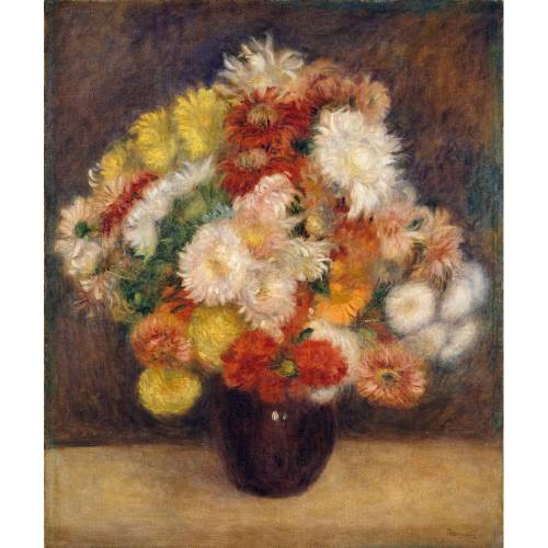 Reproducere tablou Auguste Renoir - Bouquet of Chrysanthemums - 55 x 70 cm