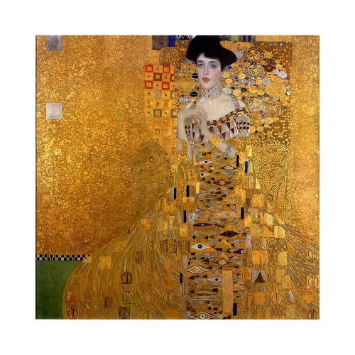 Reproducere tablou Gustav Klimt - Adele Bloch Bauer I - 40 x 40 cm