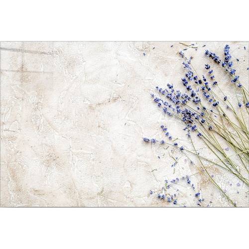 Tablou din sticla 70x50 cm Lavender - Wallity
