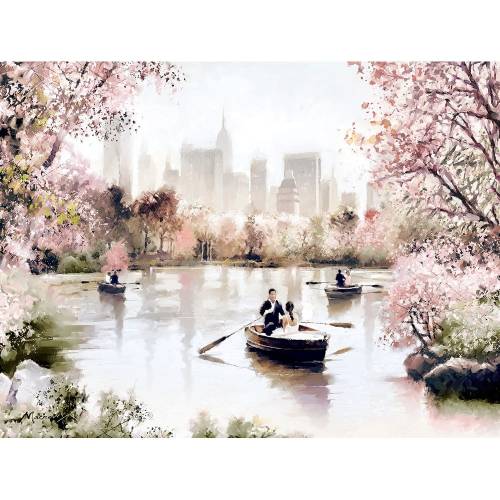 Tablou Styler Canvas Romantic Lake - 85 x 113 cm