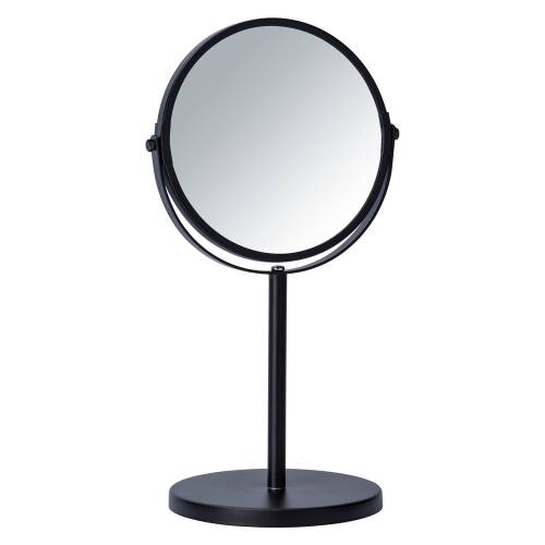 Oglinda cosmetica Wenko Assisi -  17 cm - negru