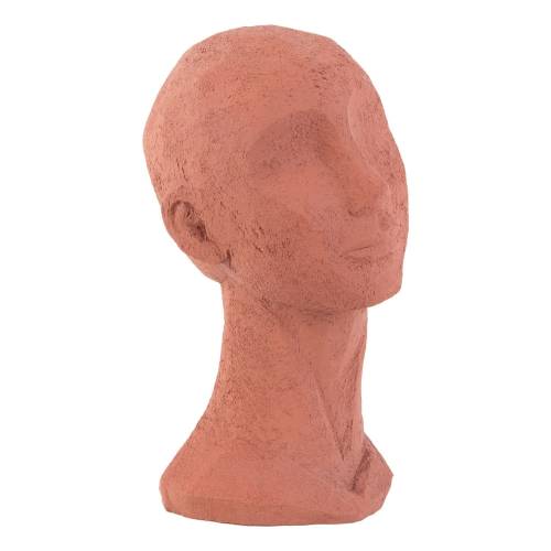 Statueta decorativa PT LIVING Face Art - inaltime 28 - 4 cm - portocaliu teracota