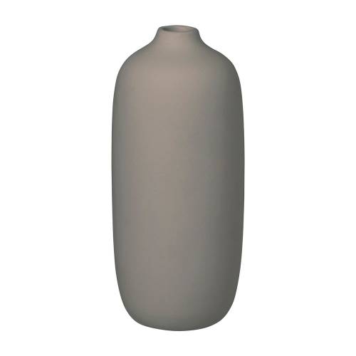 Vaza din ceramica Blomus Ceola - inaltime 18 cm - gri