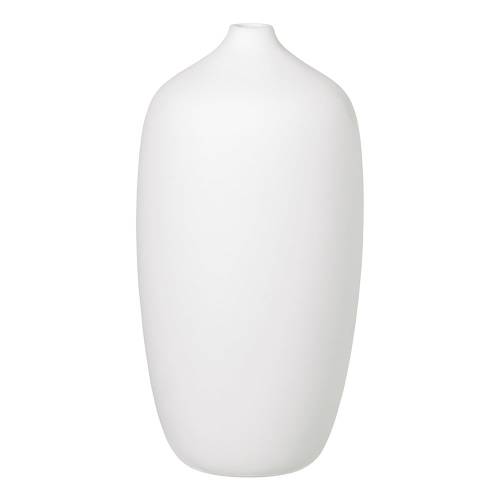 Vaza din ceramica Blomus Ceola - inaltime 25 cm - alb