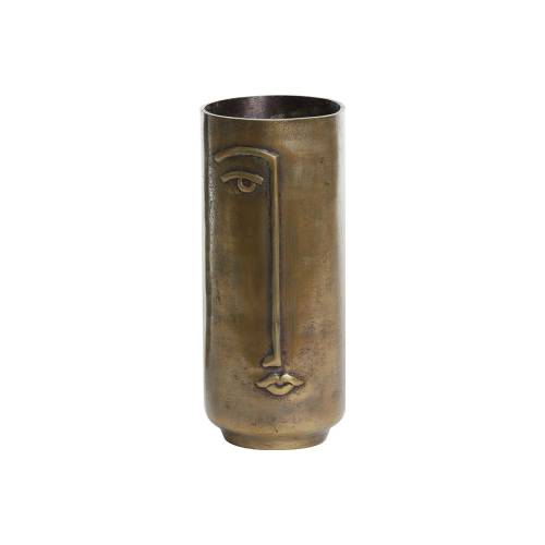 Vaza in culoarea bronz din aluminiu Capade - Light & Living