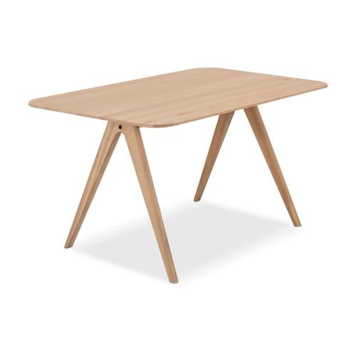 Masa din lemn de stejar Gazzda Ava - 140 x 90 cm