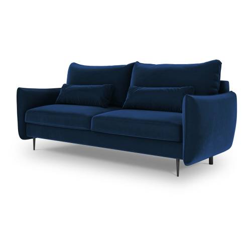 Canapea extensibila cu spatiu de depozitare Cosmopolitan Design Vermont - albastru inchis