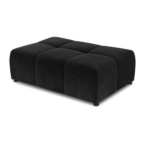 Modul pentru canapea negru cu tapiterie din catifea Rome Velvet - Cosmopolitan Design