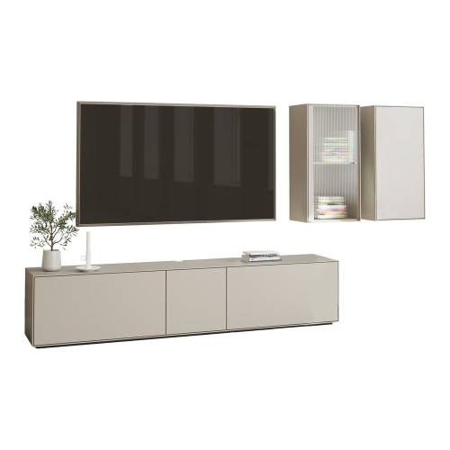 Set mobilier TV gri deschis 226x46 cm Edge by Hammel - Hammel Furniture