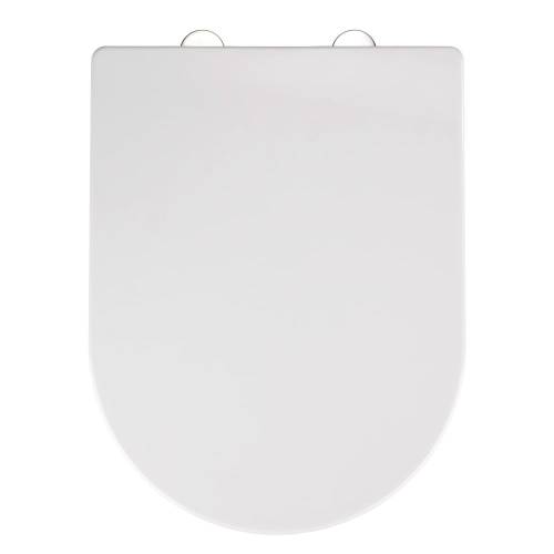 Capac WC cu inchidere lenta Wenko Calla - 47 x 35 - 5 cm - alb