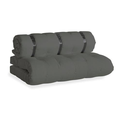 Canapea extensibila adecvata pentru exterior Karup Design Design OUT(tm) Buckle Up Dark Grey - gri inchis