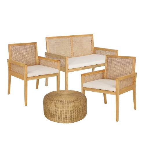 Set mobilier de gradina Tosca cu masa si canapea cu 2 locuri Ratta