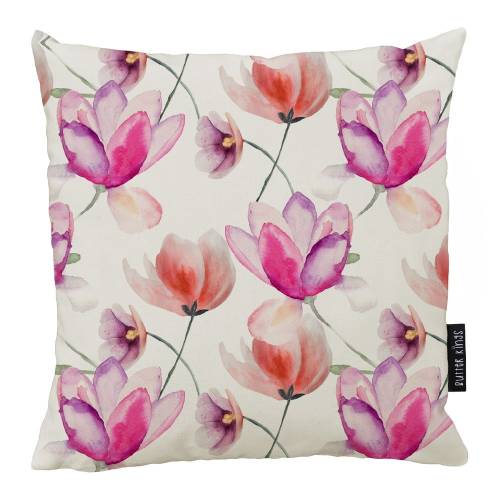 Perna decorativa 45x45 cm Pink Tulips - Butter Kings