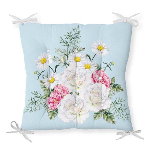 Perna pentru scaun cu amestec de bumbac Minimalist Cushion Covers Spring Flowers - 40 x 40 cm