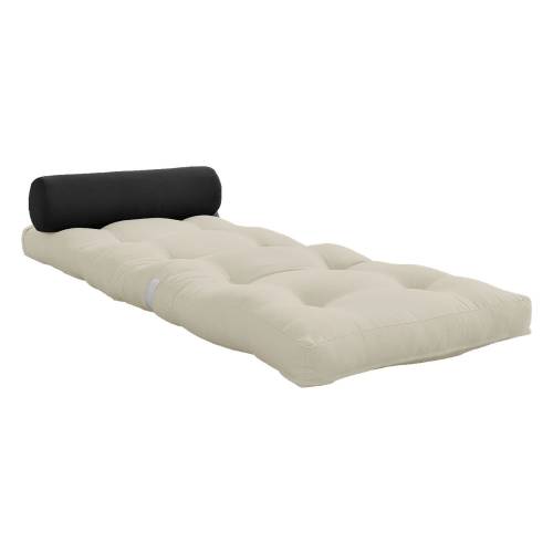 Saltea futon gri/bej 70x200 cm Wrap Beige/Dark Grey - Karup Design