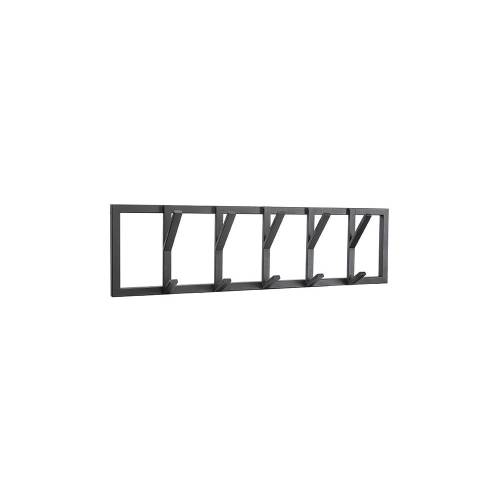 Cuier de perete negru din metal Frame - LABEL51