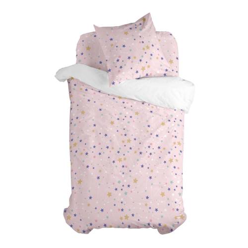 Lenjerie de pat pentru copii din bumbac pentru pat de o persoana 140x200 cm Sky stars - Happy Friday