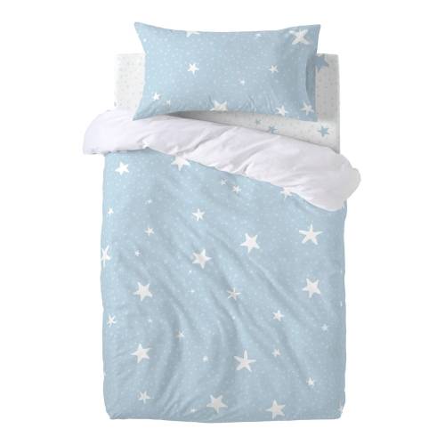Lenjerie de pat pentru copii din bumbac pentru patut 100x120 cm Little star - Happy Friday