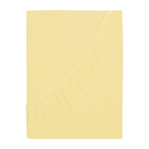 Cearceaf galben cu elastic 180x200 cm - BES