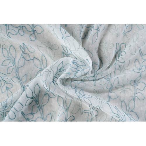 Perdea alb-albastru 300x260 cm Urma - Mendola Fabrics
