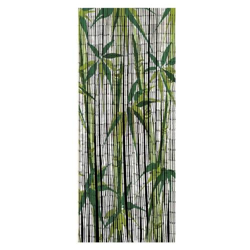 Perdea de usa din bambus verde 200x90 cm Bamboo - Maximex