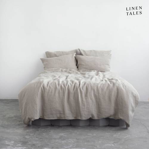 Lenjerie de pat crem din in pentru pat de o persoana/extinsa 165x220 cm - Linen Tales