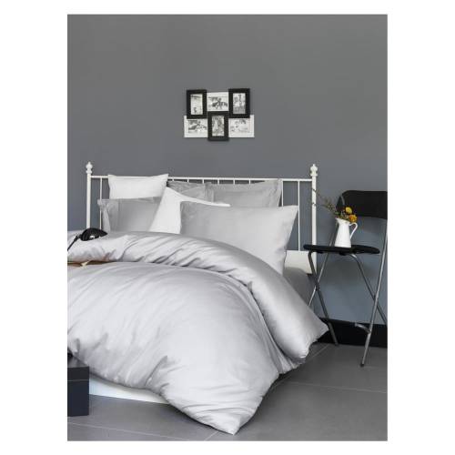 Lenjerie de pat din bumbac satinat - pentru pat dublu Mijolnir De Light - 200 x 220 cm
