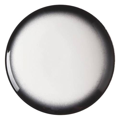 Farfurie din ceramica pentru desert Maxwell & Williams Caviar - o 20 cm - alb - negru