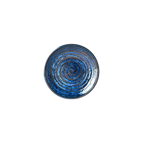 Farfurie din ceramica MIJ Copper Swirl - o 20 cm - albastru